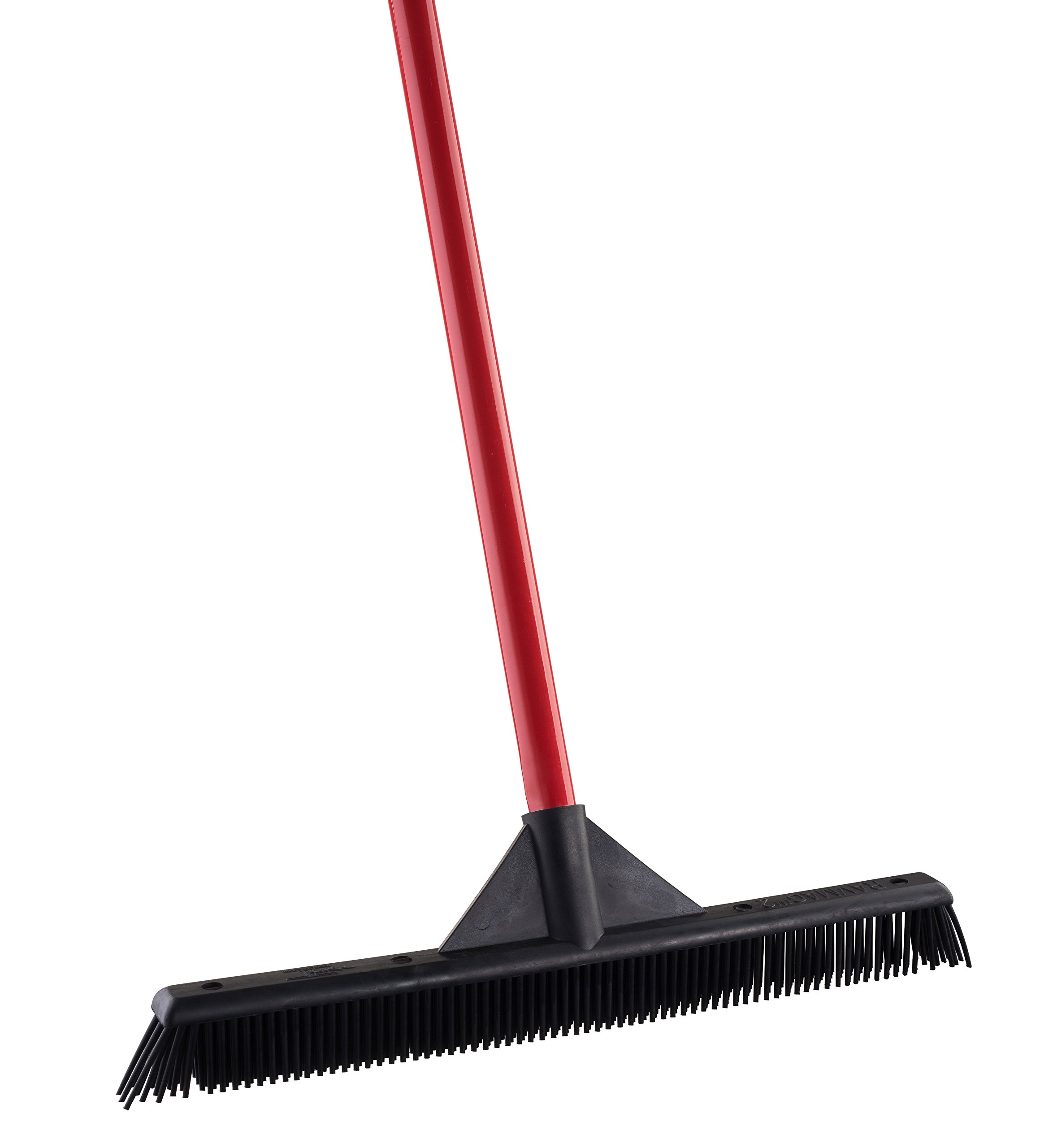 Rubber Broom RAVMAG LIGHTWEIGHT Slanted Side Soft Rubber Bristles for