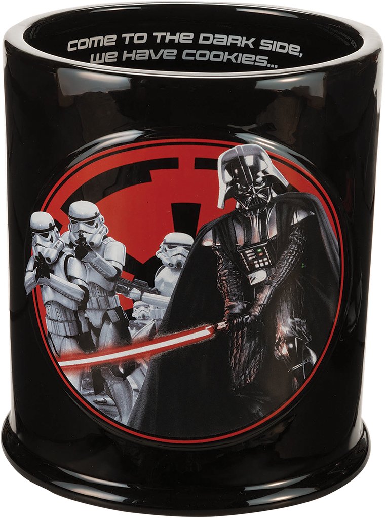 Amazon.com: Vandor 99141 Star Wars Vader Dark Side Ceramic Cookie ...