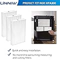 LINNIW HPA300 R Filter 3 Pack HEPA Replacement Filter R 