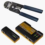 RJ45 Cable Tester & Crimp Tool Kit