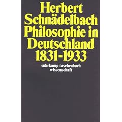 Philosophie in Deutschland 1831-1933 (suhrkamp taschenbuch wissenschaft)
