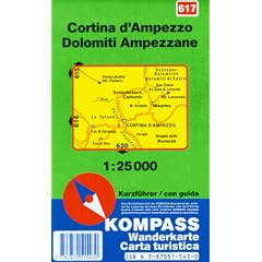 Kompass Karten, Cortina d' Ampezzo, Dolomiti Ampezzane