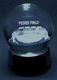 Fedex Field Etched In Crystal Ball, Base Musical & Lit . you Gotta Be A Football Hero Plays