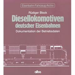 Diesellokomotiven deutscher Eisenbahnen, Dokumentation der Betriebsdaten