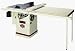 JET 708663RXK JTAS-10XL50-1 10-Inch Left Tilt 3 Horsepower Cabinet Saw with 50-Inch Xacta II Fence, Router Lift, 2 Cast Iron Extension Wings, Table Board, and Legs, 3 Horsepower 1 Phase