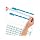 Avery Index Maker Clear Label Dividers, Easy Apply Label Strip, 5-Tab, Blue, 5 Sets (11410)
