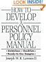 How to Develop a Personnel Policy Manual