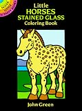 Little Horses Stained Glass Coloring Book (Dover Little Activity Books)