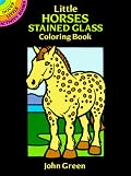 Little Horses Stained Glass Coloring Book (Dover Little Activity Books)