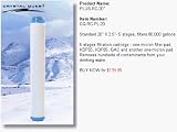 Crystal Quest PLUS-RC-20 x 2.5 5 stages, filters 80,000 gallons-Replacement Cartridge Filter