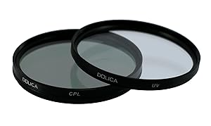 Dolica CF-K62 62mm UV and CPL Filter Kit