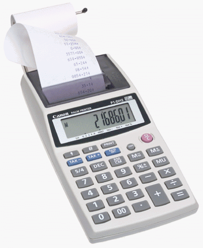 Canon P1-DHII Handheld/Portable Printing Calculator