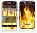 Furious Fire Design Decal Skin Sticker for the BlackBerry Storm 9530 9500 Cell Phone