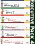 Executive Pack 4: Microsoft Office 7 with Windows NT (includes Quick Reference Guides for Word, Excel, PowerPoint, Access, Exchange/Schedule+, and Windows NT 4.0)