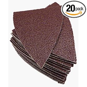 Fein 63717186019 80 Grit Velcro Sanding Finger Sandpaper (20-Pack)