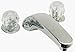 Chrome Double Handle Roman Tub Faucet