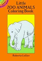 Little Zoo Animals Coloring Book (Dover Little Activity Books)