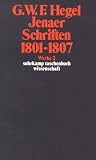 Werke in 20 B&auml;nden mit Registerband: 2: Jenaer Schriften 1801-1807: BD 2 (suhrkamp taschenbuch wissenschaft) - Georg Wilhelm Friedrich Hegel
