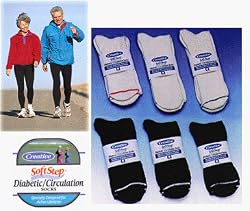 SoftStep Diabetic Socks Crew Length