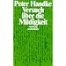 Versuch �ber die M�digkeit (suhrkamp taschenbuch)