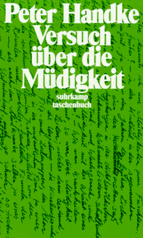 Versuch �ber die M�digkeit
