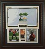 Signed Woods Picture - - & Framed - UsOpen Collage Display