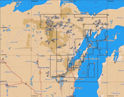 C-MAP Cartridge--LAKE MICHIGAN: NORTHWEST