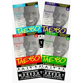 Tae-Bo Workout (SET OF 4: Basic, Instructional, Advanced, 8-minute Workout) [VHS]