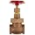 Milwaukee Valve 1141 Series Bronze Gate Valve, Industrial Service, Class 150, Non-Rising Stem, NPT Female