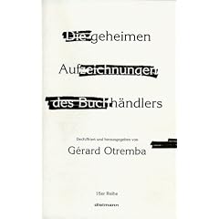 16er Reihe: Die geheimen Aufzeichnungen des Buchh�ndlers
