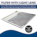 Stove Hood Vent Air Filter for Broan Range Hood 43000 Series, BUEZ3 Series