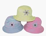 Sweetest Little Girl Bucket Hat with Flower by Dorfman Pacific