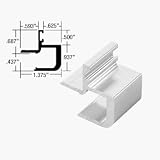 C.R. LAURENCE 3800634 CRL Brite Silver 1110 Magnetic 90 Degree Post
