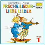 Produkt-Bild: Freche Lieder, Liebe Lieder 1. CD: Alte und neue Kinderlieder zum Anh&ouml;ren und Mitsingen