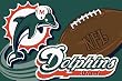 Miami Dolphins Tufted Floor Rug - NFL Football Fan Shop Sports Team Merchandise