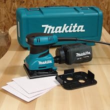 Makita BO4556K 2.0 Amp 4-1/2-Inch Finishing Sander with Case