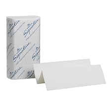 Georgia-Pacific Signature 21000 White 2-Ply Premium Multifold Paper Towel, 9.4" Length x 9.2" Width (Case of 16 Packs, 125 per Pack)