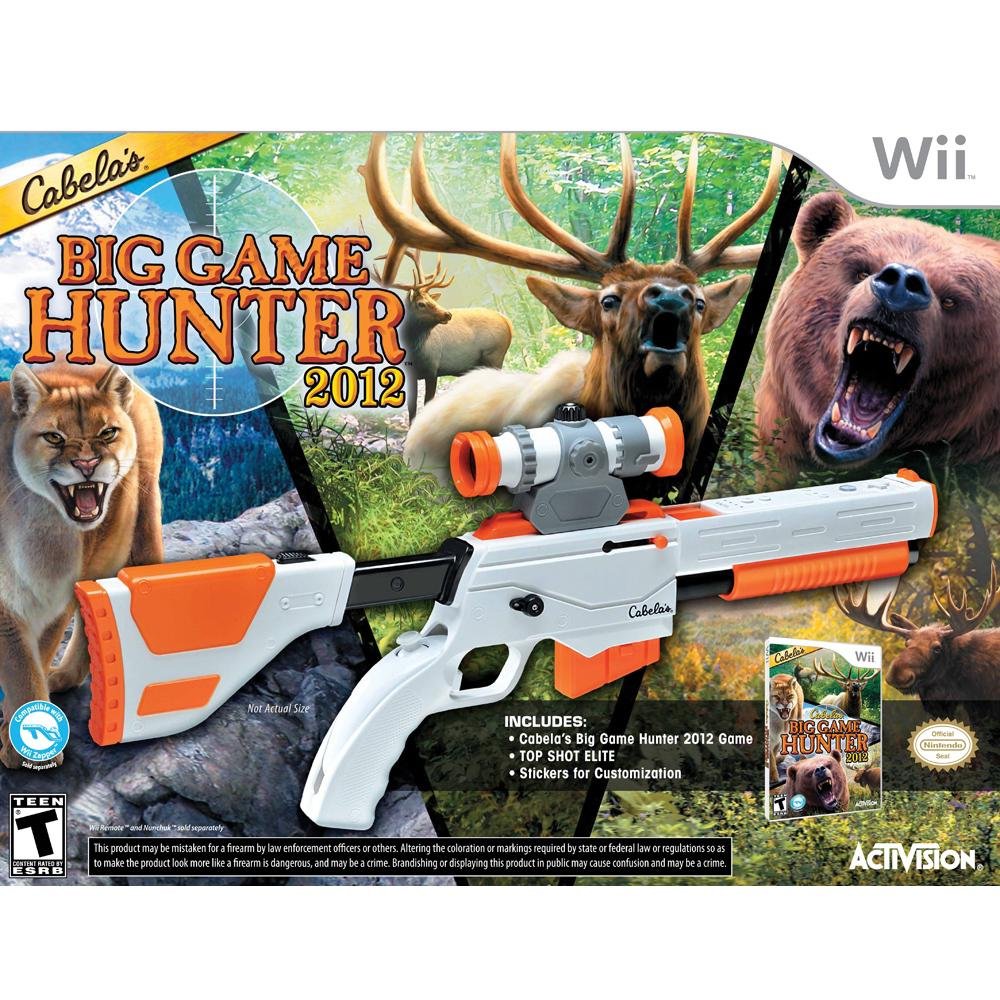 Cabela’s Big Game Hunter 2012 with Top Shot Elite $9.99