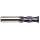 YG-1 E5021TF Micrograin Carbide Square Nose End Mill, General Purpose, TiAlN Coated, Single Cut, 4 Flutes, Center Cutting