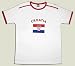 T-Shirt Kroatien, weiß-rot, Größe XXL, Soccer-T