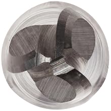 Melin Tool EMG-B Carbide Micro Ball Nose End Mill, Uncoated (Bright) Finish, 30 Deg Helix, 3 Flutes, 1.5000" Overall Length, 0.0625" Cutting Diameter, 0.125" Shank Diameter
