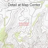 USGS Topographic Quadrangle Map - Devils Sinkhole, Texas (Folded/Waterproof)
