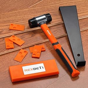 Rexbeti Laminate Wood Flooring Installation Kit With Solid Tapping