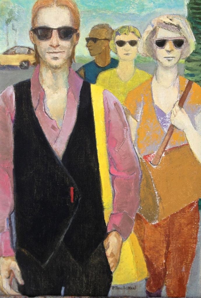 Amazon.com Art: On the Street of Santa Monica : Oil : Patricia ...