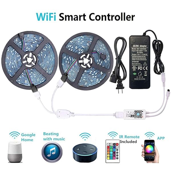 led lights google home