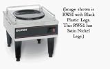 BUNN 12203.0014 RWS1 120V-SATIN NKL LEGS Portable Servers and Warmers for Satellite Brewers