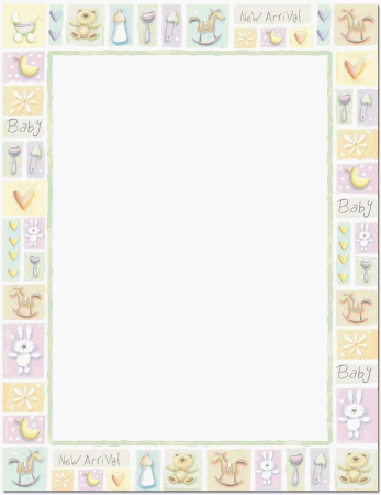 Masterpiece Studios 972976 New Baby Letterhead- Pack of 100