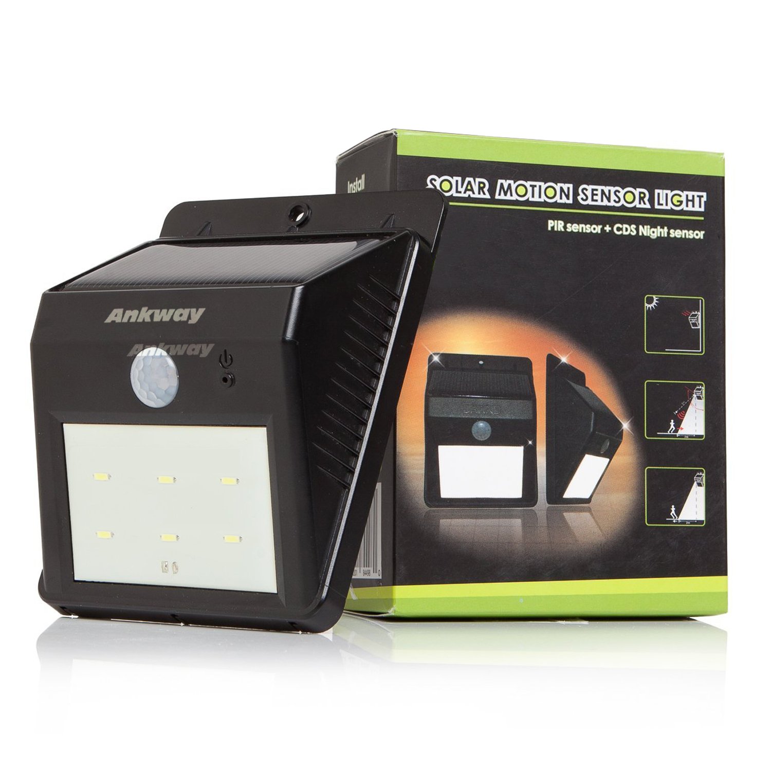 6 Led Outdoor Solar Motion Sensor Lights With Dusk To Dawn Dark Sensing Light.. 9 71Gwj6LpP L