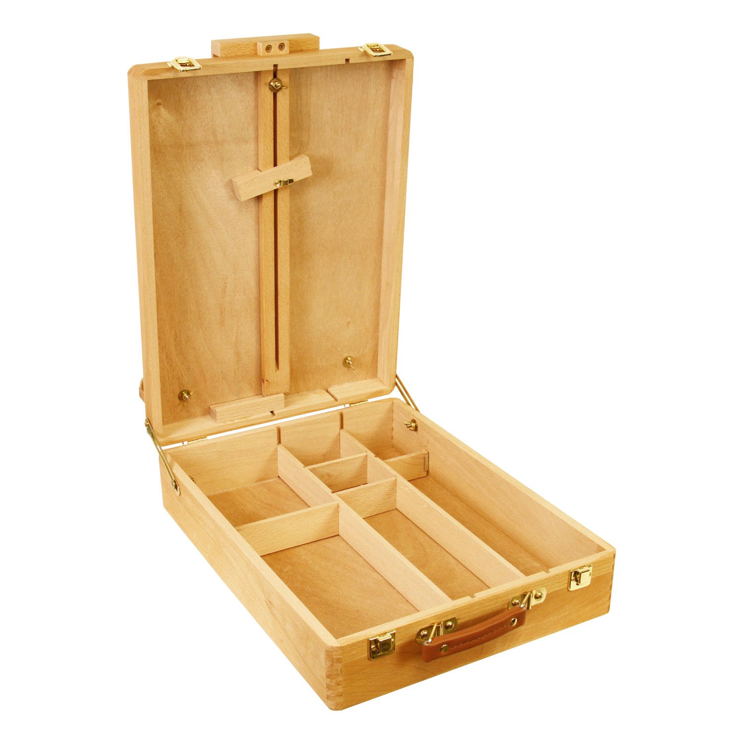 Adjustable Wooden Easel Artist Painting Desktop Student Portable Light