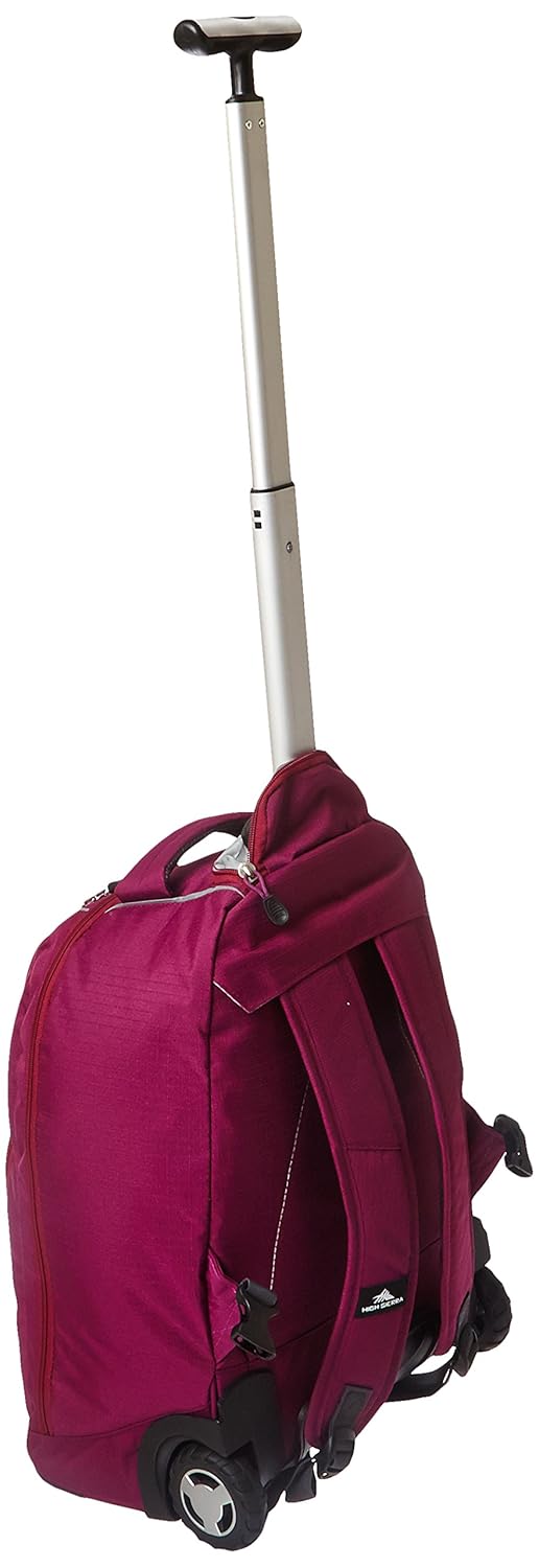 Amazon.com: High Sierra Freewheel Wheeled Backpack, Berry Blast ...